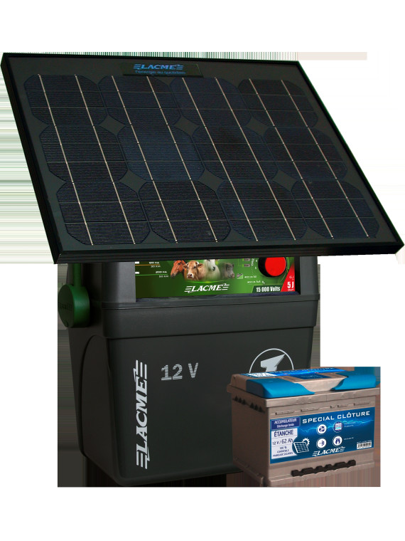 ELECTRIFICATEUR AUTONOME CLOVERT B50 SOLAR 33W